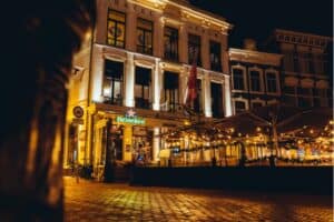 Restaurant de zalm in Gouda